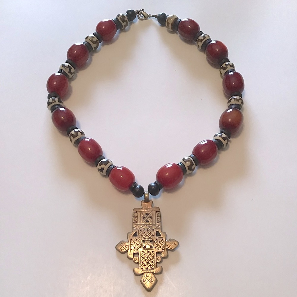 Beautiful African Beaded necklace
